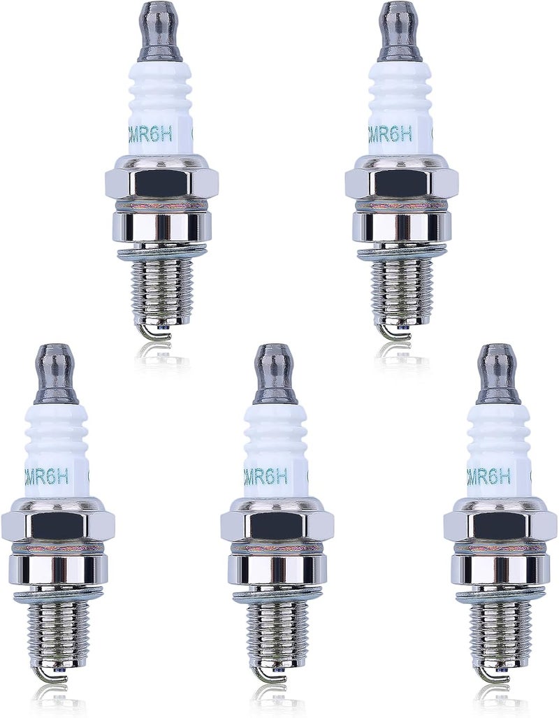 Adefol 5 Pack CMR6H Spark Plugs, Spark Plug for NGK 3365, Universal Spark Plug for Stihl FS40 FS40C FS56 FS56RC FS90 FS90R FS100 FS110 HL90 HL110 HT100 KM90 Trimmer Weedeater BR500 BR550 BR600 Blower - Image 1
